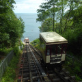 Cliff railway in action at Babbacombe