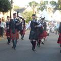 Pipe band leading the way
