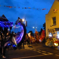 What a sight., carival procession in Dawlish