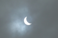 View of the 2015 Eclipse in Devon