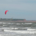Kite surfing at the Warren